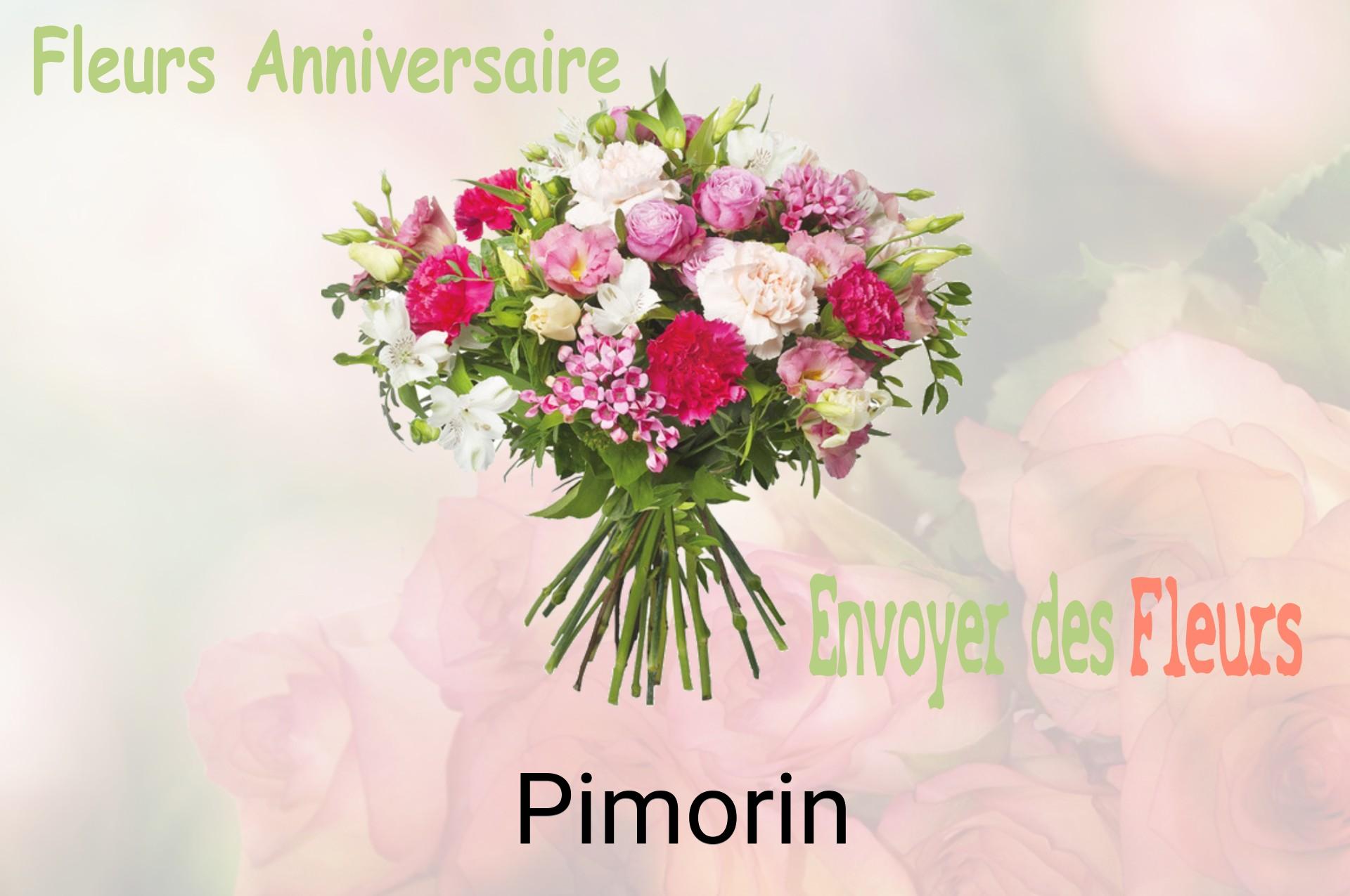 Bouquet de fleurs d’anniversaire livré à Pimorin